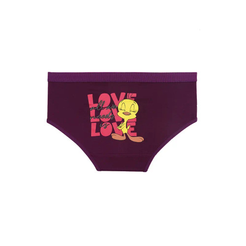 شورت نخی طرح توییتی زنانه سایز L مدل اسلیپ