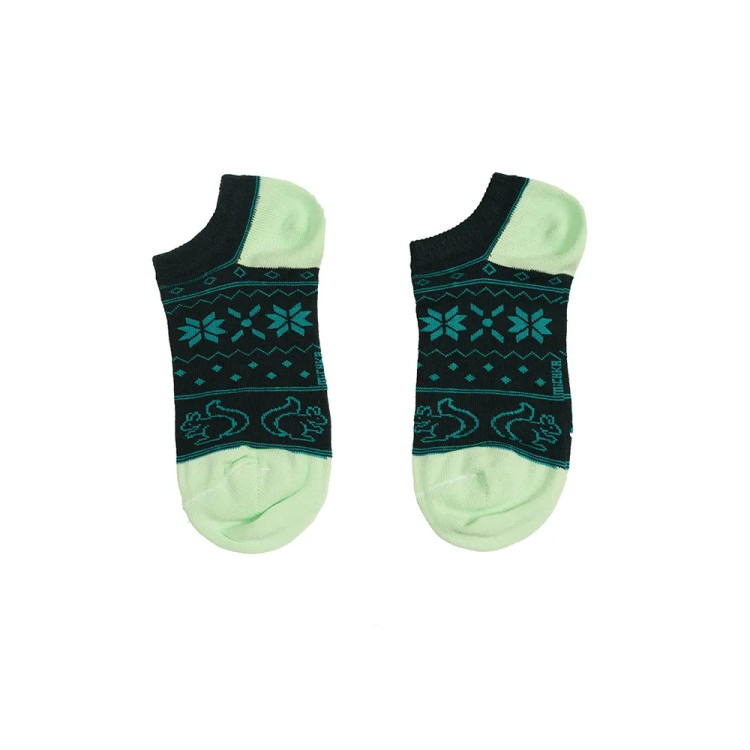 جوراب ساق کوتاه زنانه طرح سنجاب و برف مناسب سایز 36 تا 40