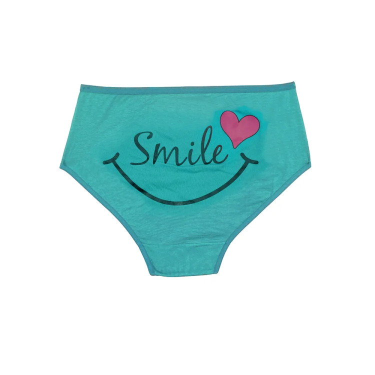 شورت اسلیپ نخی زنانه طرح لبخند سایز 4XL