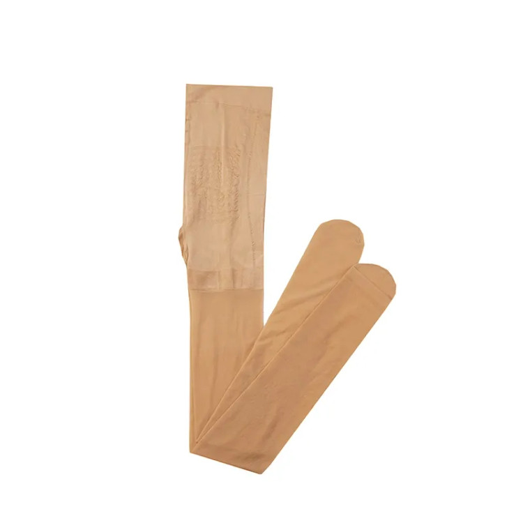 جوراب شلواری زنانه طرح دار فری سایز زنانه (مشکی و کرم)