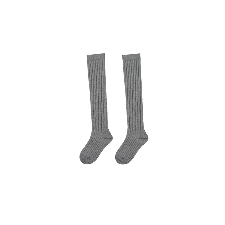 جوراب ساق بلند زنانه نخی پنبه ای فری سایز طرح دار