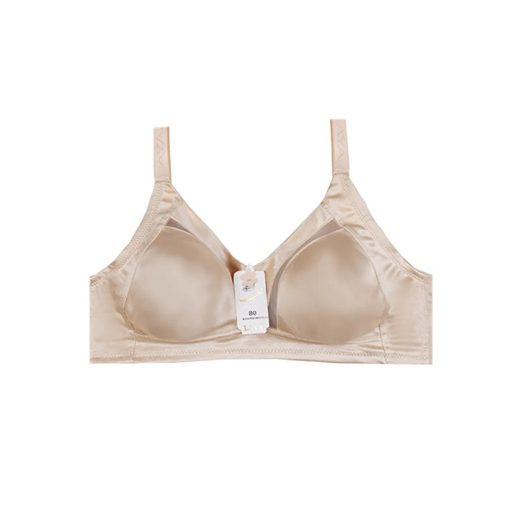 سوتین زنانه کاپ B بدون فنر پرسی جنس سوزنی سایزبندی 75 تا 85