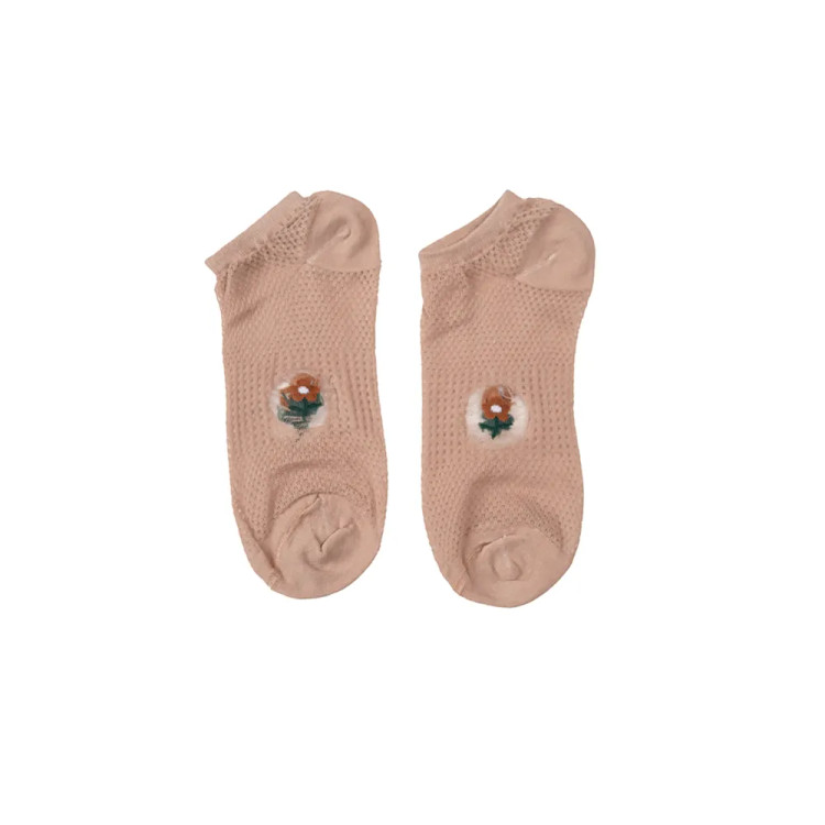 جوراب زنانه طرح گل مچی فری سایز مناسب 36 تا 40