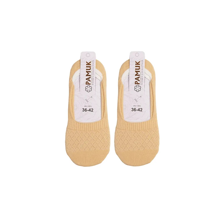 جوراب نخی زنانه فری سایز (36 تا 41) طرح لوزی