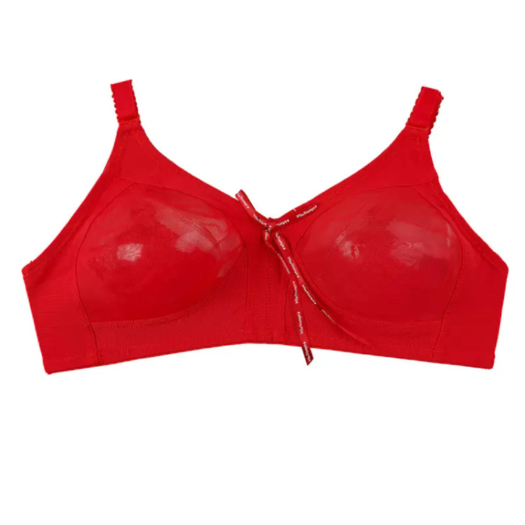 سوتین زنانه تور طرحدار بدون فنر مدل راحتی