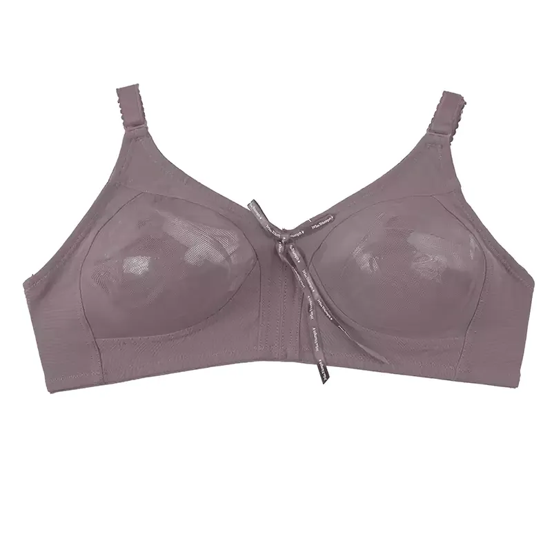 سوتین زنانه تور طرحدار بدون فنر مدل راحتی