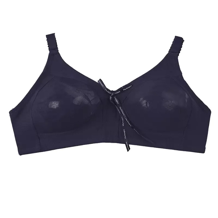 سوتین زنانه تور طرحدار بدون فنر مدل راحتی