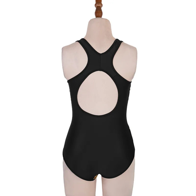 مایو زنانه یک تکه طرح پلنگی استرچ ضد کلر بند ضربدری کاپ دار