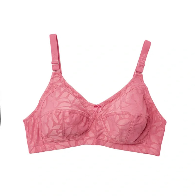 سوتین نخی زنانه مدل بدون فنر کاپ B طرح دار در رنگ های متنوع