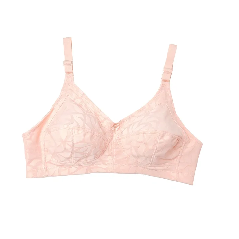 سوتین نخی زنانه مدل بدون فنر کاپ B طرح دار در رنگ های متنوع