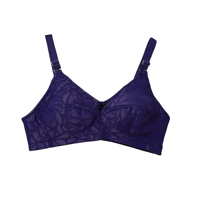 سوتین نخی زنانه مدل بدون فنر کاپ B طرح دار در رنگ های متنوع