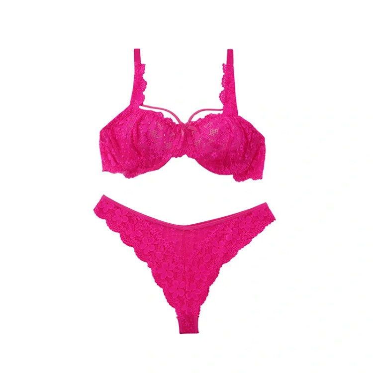 ست لباس زیر زنانه دانتل فنردار بکلس هارنس دار کاپ B