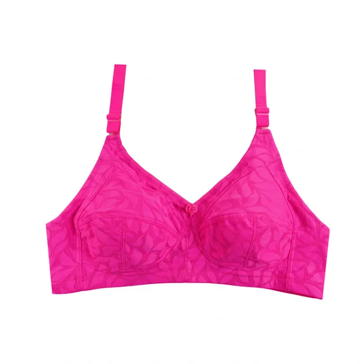 سوتین نخی زنانه مدل بدون فنر کاپ B طرح دار در رنگ های متنوع