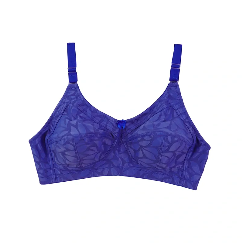 سوتین نخی زنانه مدل بدون فنر کاپ B طرح دار در رنگ های متنوع