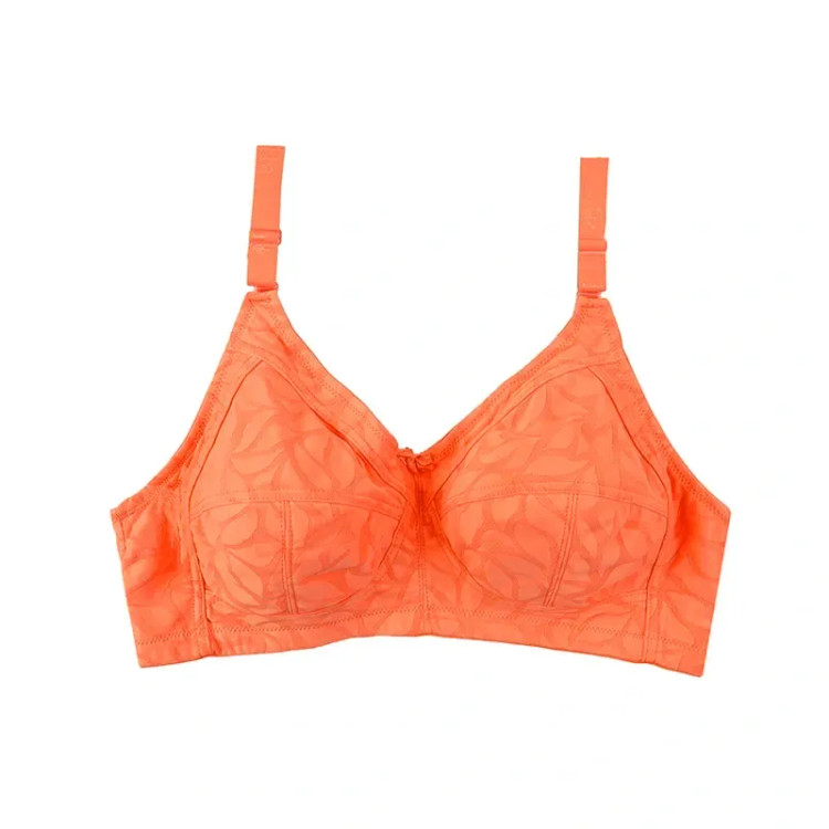 سوتین نخی زنانه مدل بدون فنر کاپ B طرح دار در رنگ های متنوع