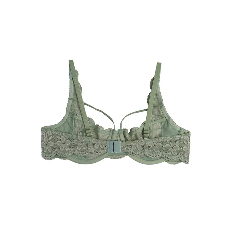 ست لباس زیر زنانه دانتل فنردار بکلس هارنس دار کاپ B