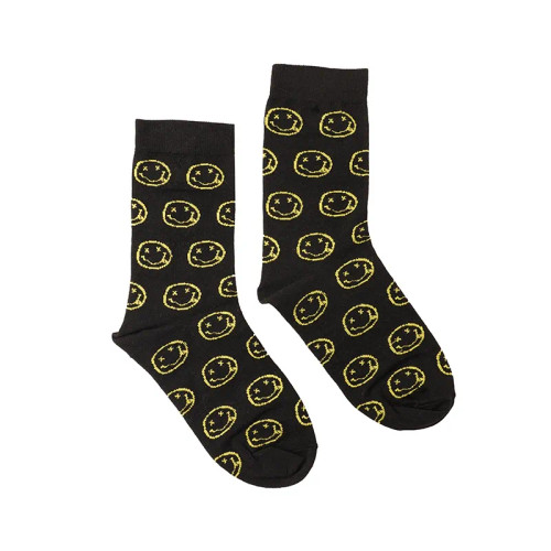 جوراب نخی زنانه طرح لبخند فری سایز مناسب سایز 36 تا 41