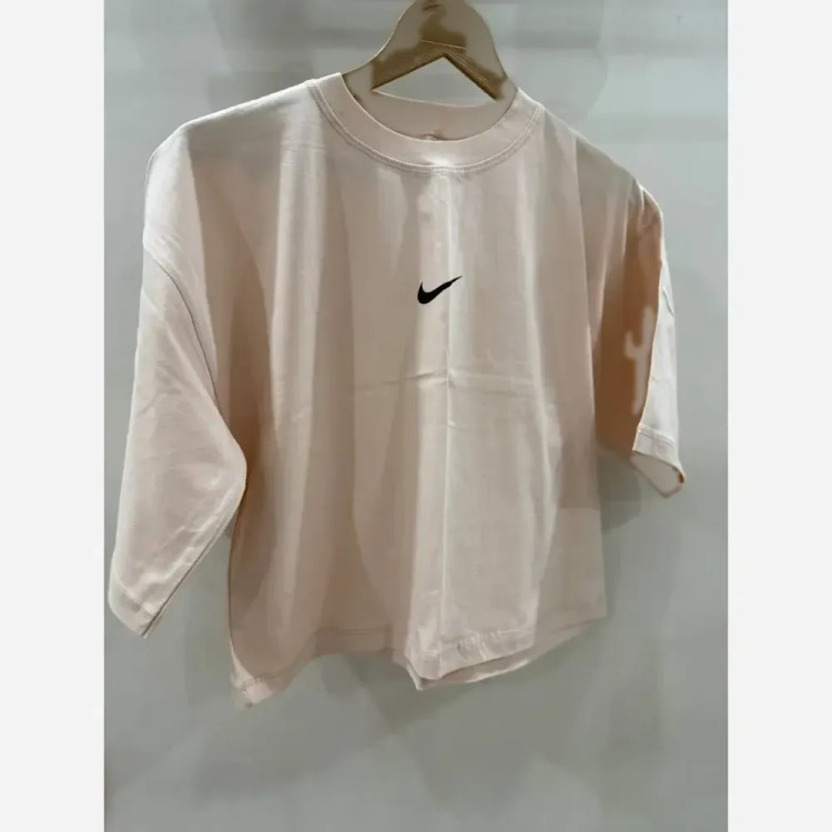 کراپ تیشرت اسپرت دخترانه طرح نایک