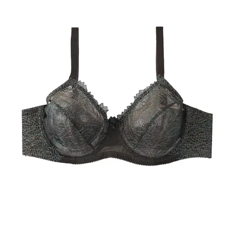 سوتین فنردار گیپور طرحدار زنانه مدل فانتزی جنس تورگاز