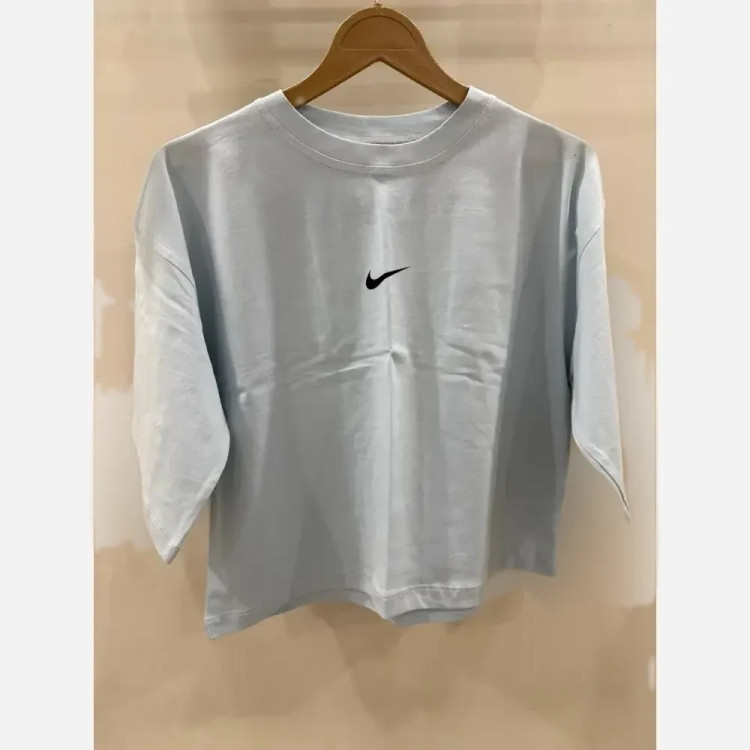 کراپ تیشرت اسپرت دخترانه طرح نایک