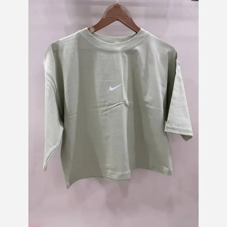 کراپ تیشرت اسپرت دخترانه طرح نایک