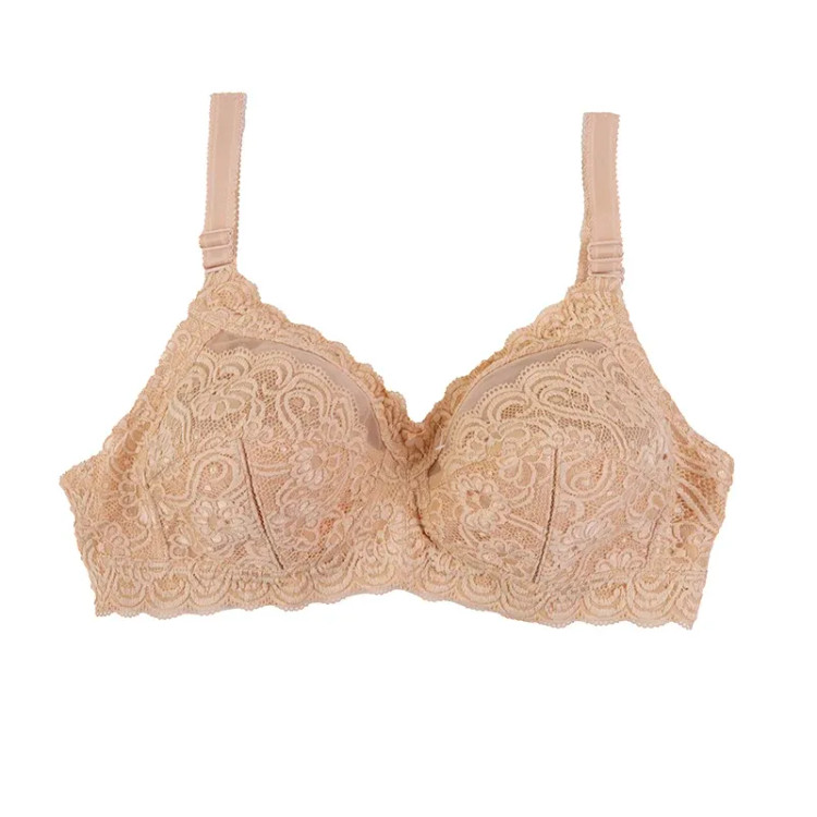 سوتین زنانه گیپور طرحدار بدون فنر مدل 95 و 100