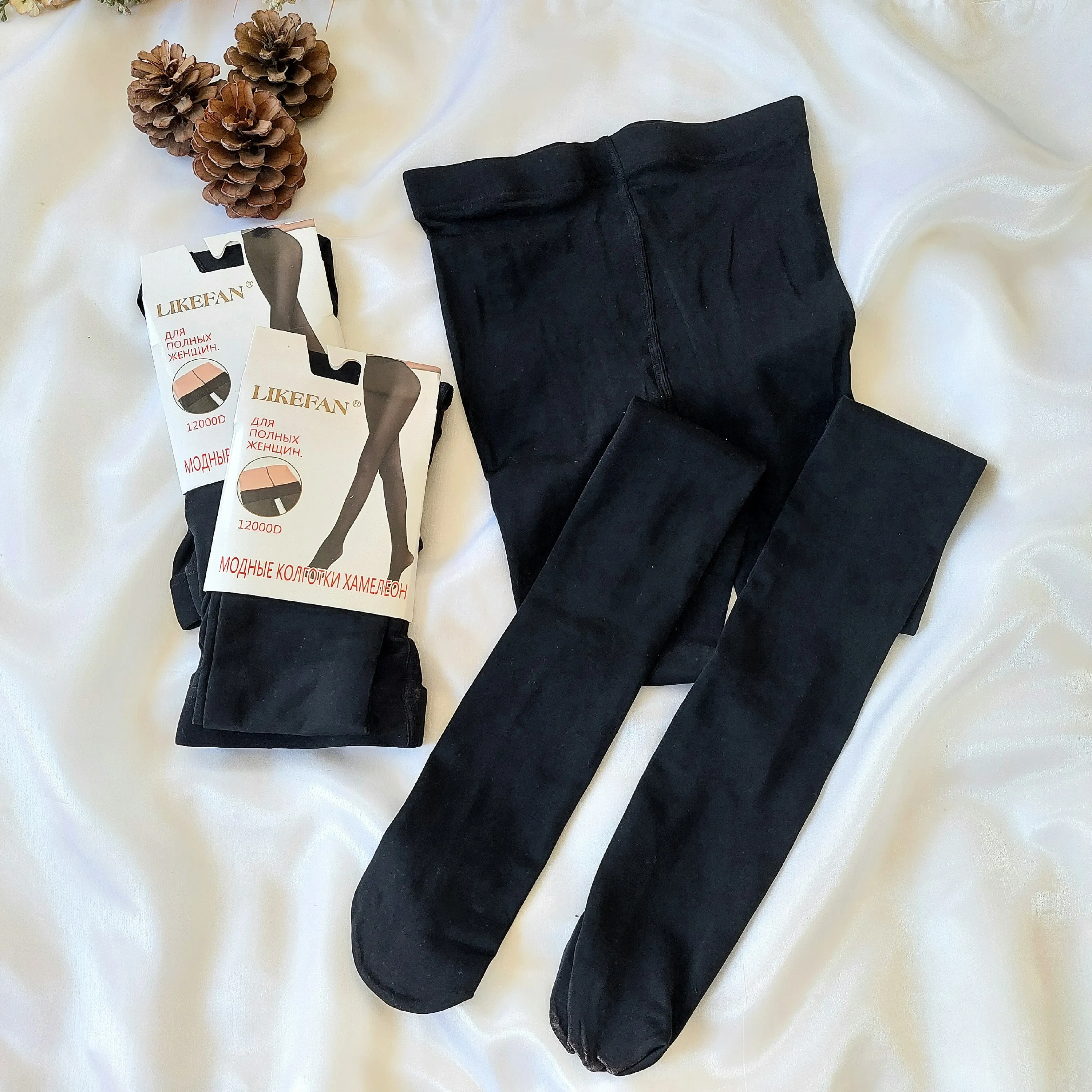 جوراب شلواری سه بعدی چهارفصل بدون خز مجلسی