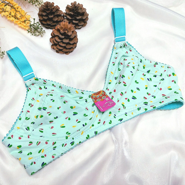 سوتین نخی زنانه بدون فنر و اسفنج، راحت و خنک، مناسب استفاده روزانه، سایزبندی کامل