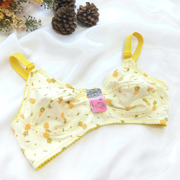 سوتین نخی زنانه بدون فنر و اسفنج، راحت و خنک، مناسب استفاده روزانه، سایزبندی کامل