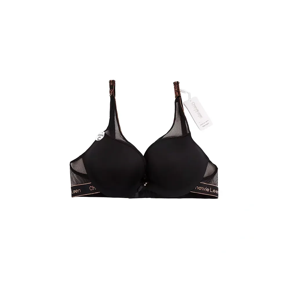 سوتین زنانه فنردار نیم جک کاپ C جنس تور و میکروفایبر