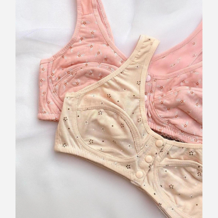 نیمتنه نخی جلو دکمهای زنانه و دخترانه راحتی شیردهی