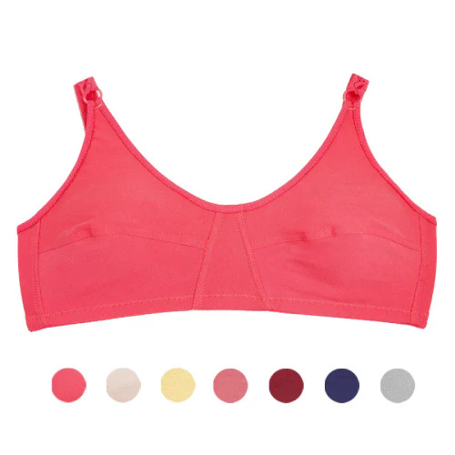 سوتین زنانه بدون فنر کاپ B نخی لاکرا در سایزهای مختلف