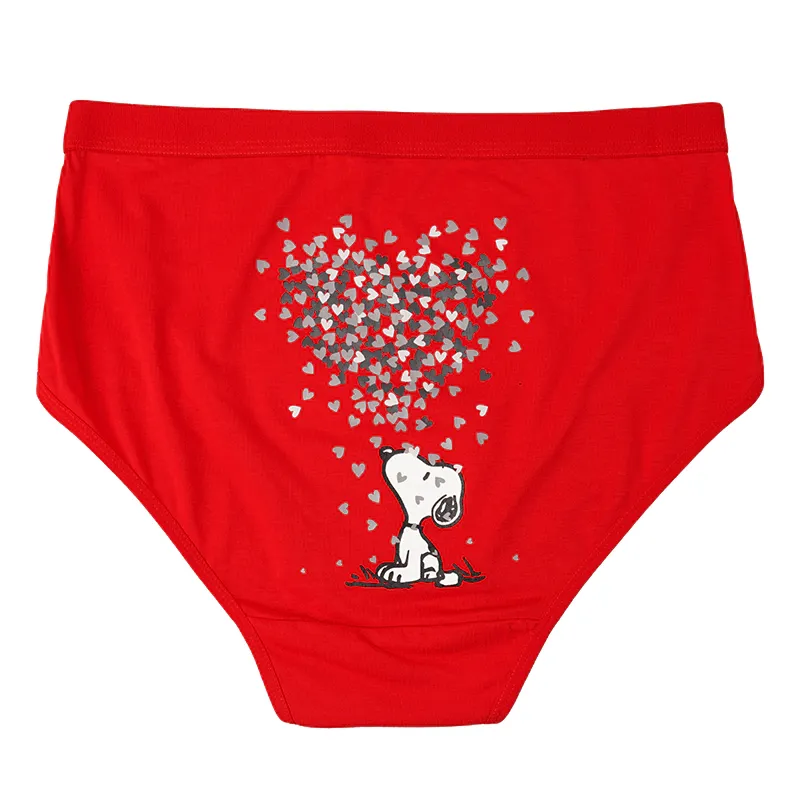 شورت نخی اسلیپ زنانه طرح اسنوپی سایز 2XL