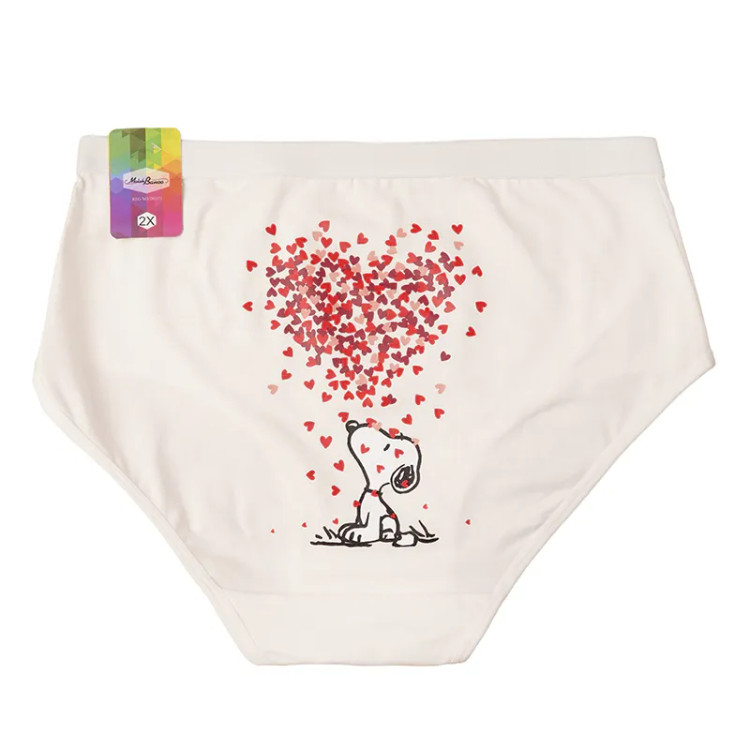 شورت نخی اسلیپ زنانه طرح اسنوپی سایز 2XL