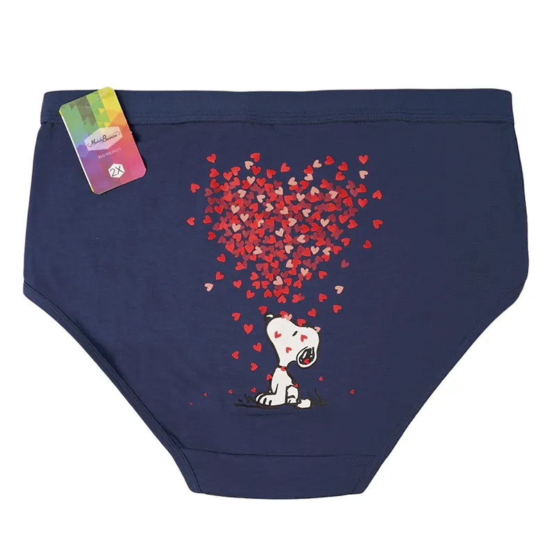 شورت نخی اسلیپ زنانه طرح اسنوپی سایز 2XL