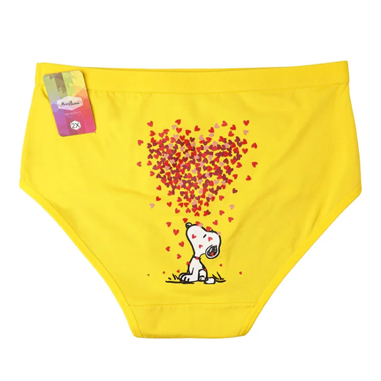 شورت نخی اسلیپ زنانه طرح اسنوپی سایز 2XL