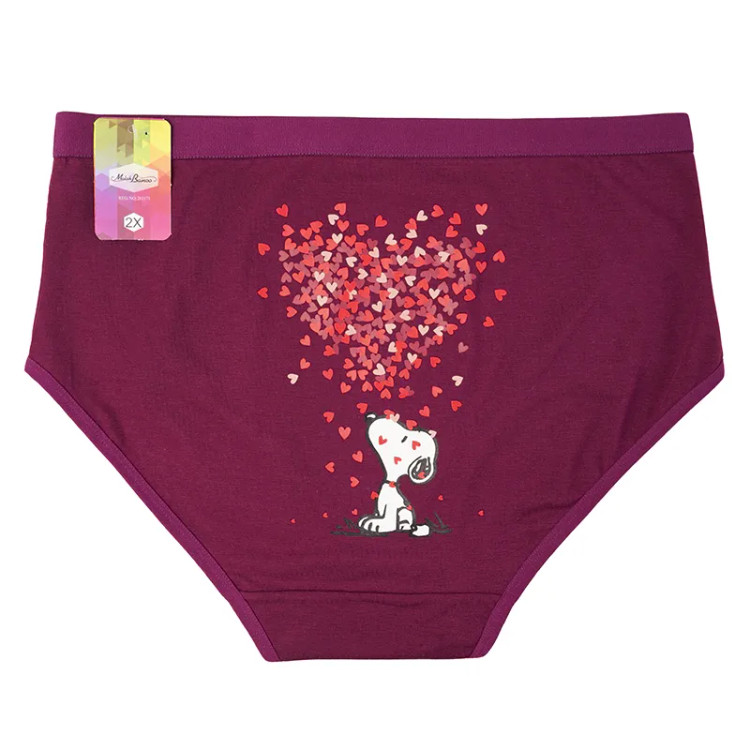 شورت نخی اسلیپ زنانه طرح اسنوپی سایز 2XL