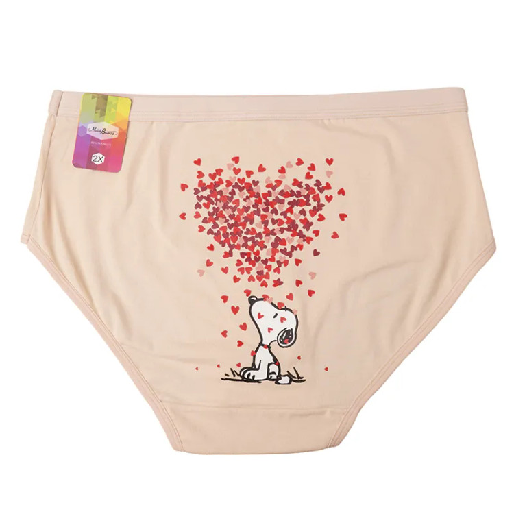 شورت نخی اسلیپ زنانه طرح اسنوپی سایز 2XL