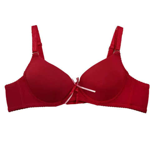 سوتین زنانه نخی اسفنجی فنردار کاپ A سایز 32 تا 38