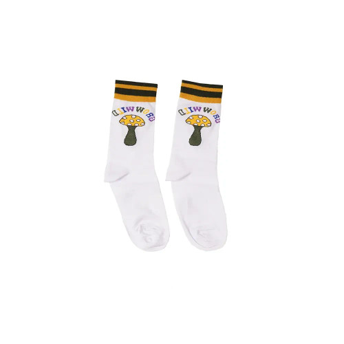 جوراب نخی زنانه طرح قارچ مدل GROW WILD فری سایز