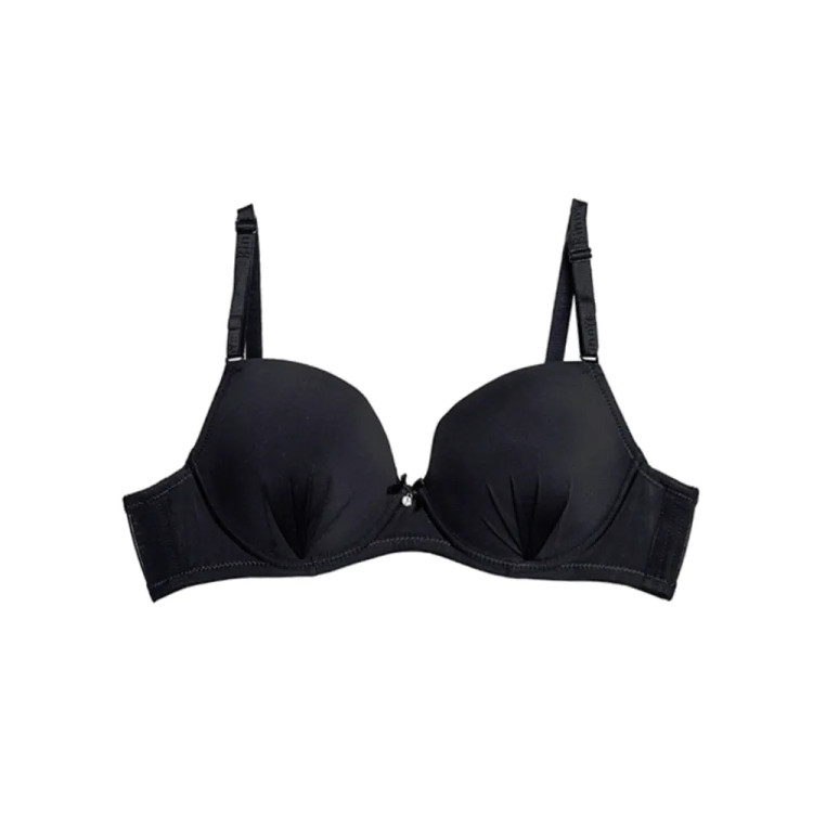 سوتین زنانه اسفنجی فنردار کاپ B جنس میکروفایبر