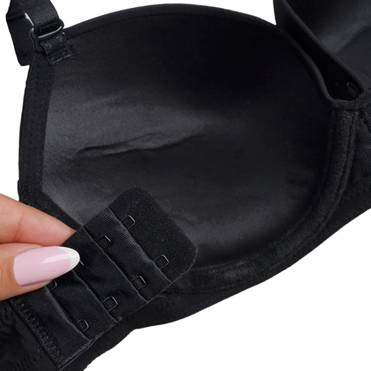 سوتین زنانه اسفنجی فنردار کاپ B جنس میکروفایبر