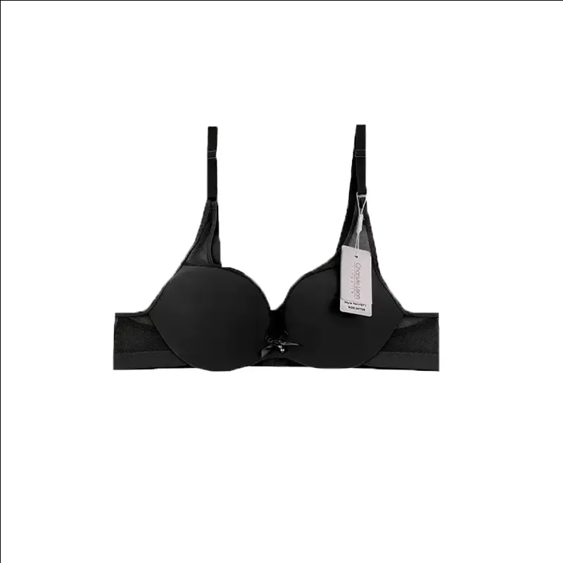 سوتین زنانه فنردار جک دار کاپ B جنس میکروفایبر طرح دار