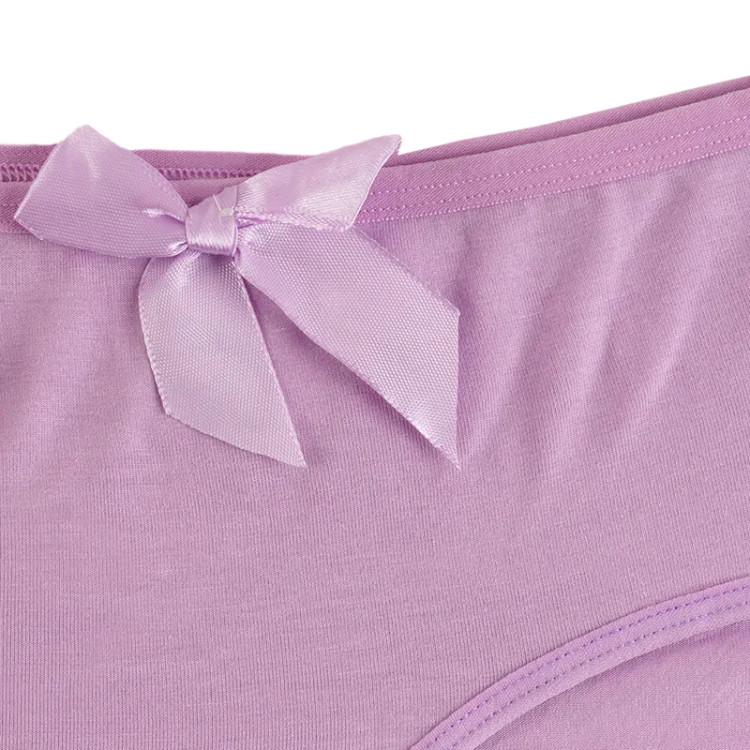 شورت زنانه ویسکوز مدل اسلیپ سایز فری با طرح پاپیون