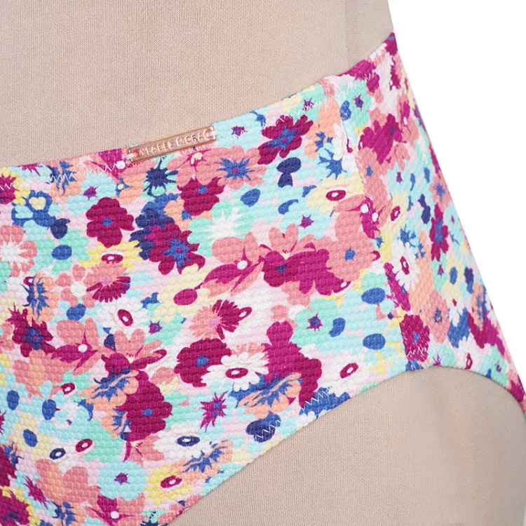 مایو زنانه طرح گل برجسته مدل اسلیپ فری سایز