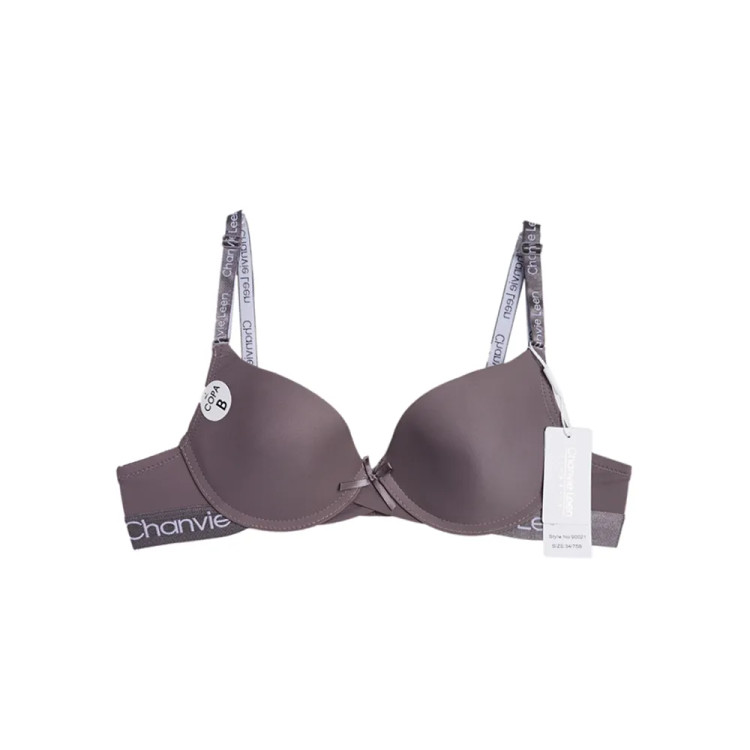 سوتین زنانه اسفنجی فنردار نیم جک میکروفایبر مدل Cova B