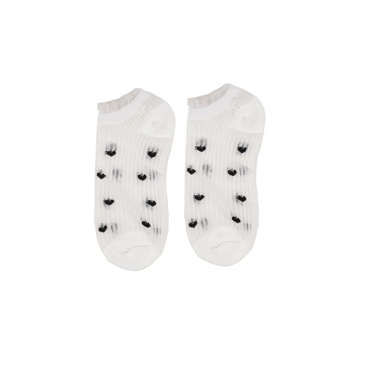 جوراب زنانه طرح قلب فانتزی فری سایز تا سایز 41