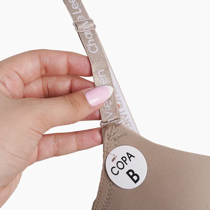 سوتین زنانه اسفنجی فنردار نیم جک میکروفایبر مدل Cova B