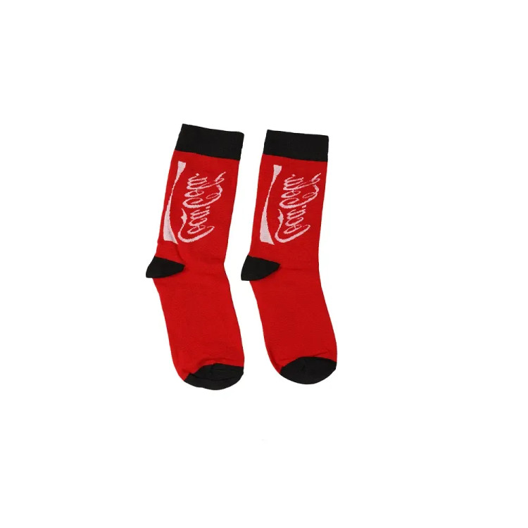 جوراب نخی زنانه طرح کوکاکولا فری سایز مناسب سایز 36 تا 41