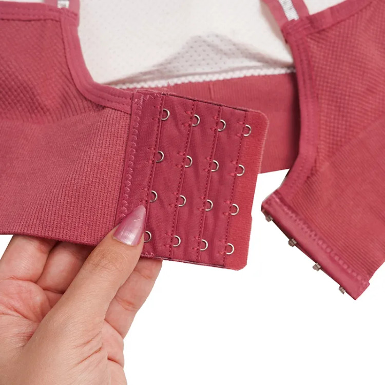 سوتین ورزشی زنانه کاپ دار فانریپ کبریتی بند متحرک فری سایز